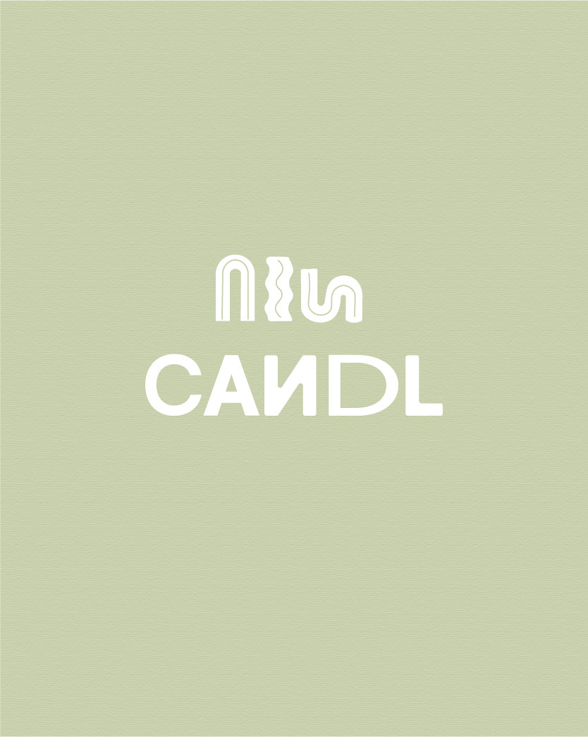 green image with candl logo in the center