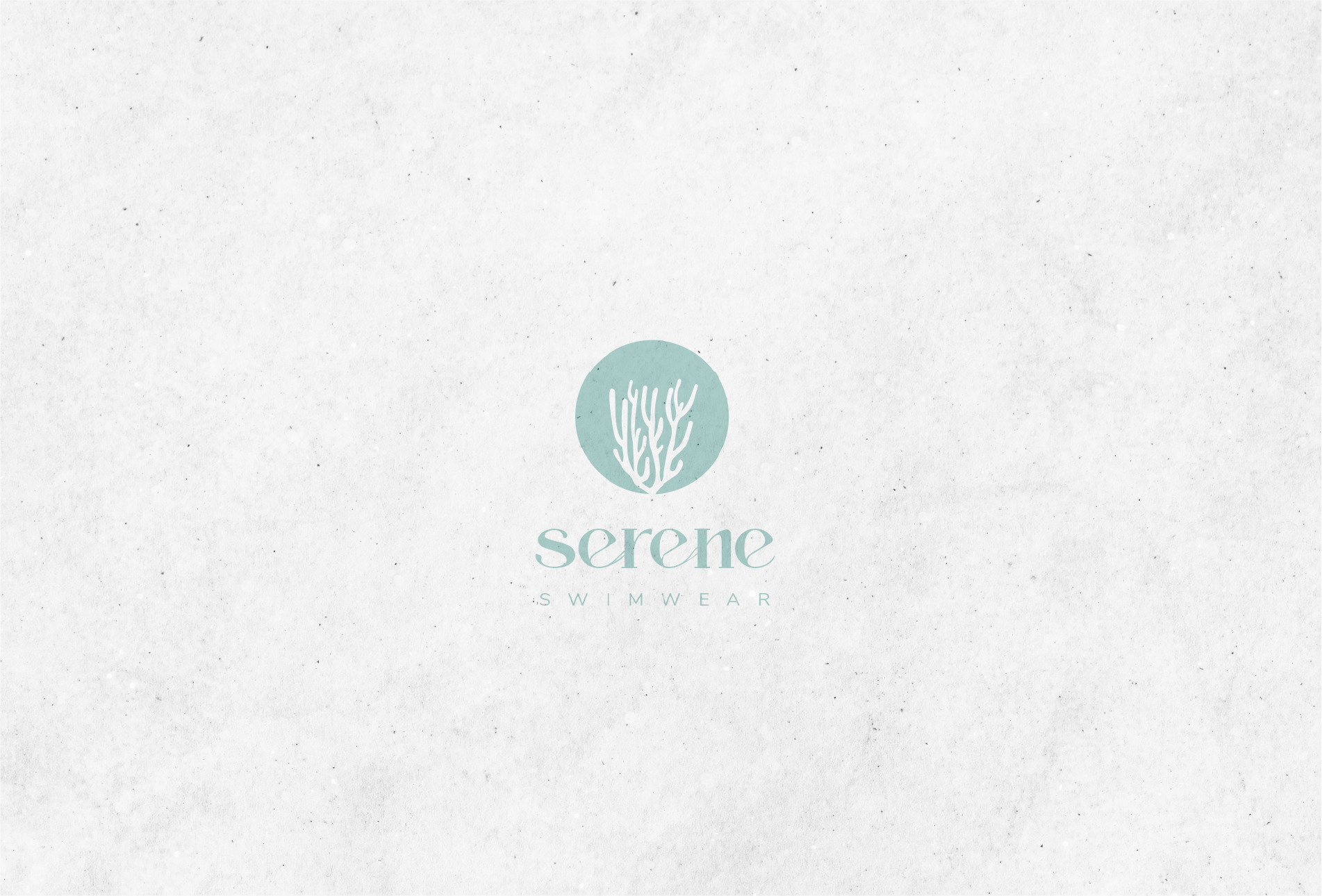 white image with Serene logo in the center